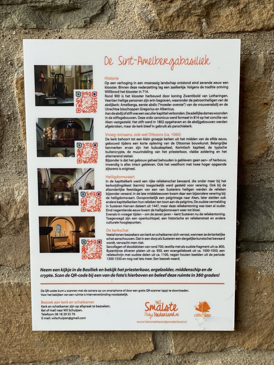 Wist je dat je de #Sint-Amelbergabasiliek van binnen kunt bekijken terwijl deze gesloten is? Scan bij de ingang van de kerk de #QR-codes en ontdek o.a. het priesterkoor en de crypte in 360 graden! Neem van thuis uit een kijkje in de basiliek Ga dan naar bit.ly/37mfhEv