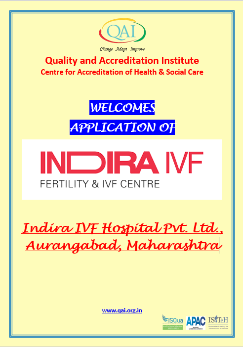 QAI2017's tweet photo. We are delighted to welcome application of 4 more centres of @IVFIndira.
Our goal is to put together quality services all around. We are looking forward to work with the team.
#ivfjourney #artivf #IVFaccreditation #qualityservice @MoHFW_INDIA @ICMRDELHI https://t.co/Lz0GRj1o1F
