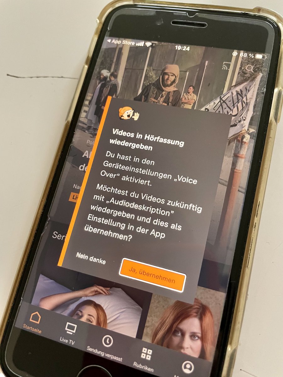 anderes_sehen's tweet photo. Schlau! Und endlich! Wenn Programmierer mitdenken oder den richtigen Arbeitsauftrag bekommen sieht das so aus! #barrierefrei #inklusiv #inklusion #tvfüralle ⁦@ZDF⁩ https://t.co/WQRhhwt1Mv