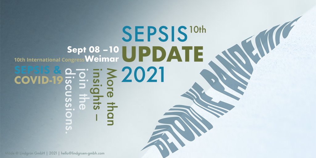 BrunkhorstFrank's tweet photo. Discuss top publications from research groups like @remap_cap in the context of #COVID19 and #sepsis but also hear how #AI might be a game-changer. Register and meet scientific excellence: https://t.co/N6hThG9qlu #sepsisupdate #science #pandemic #ards #criticalcare #ICU #Congress https://t.co/n5q2xWlC0P