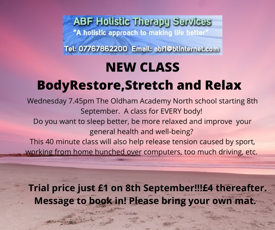 We've got an exciting new class launching on 15/09/21! Details can be found on the poster below.
