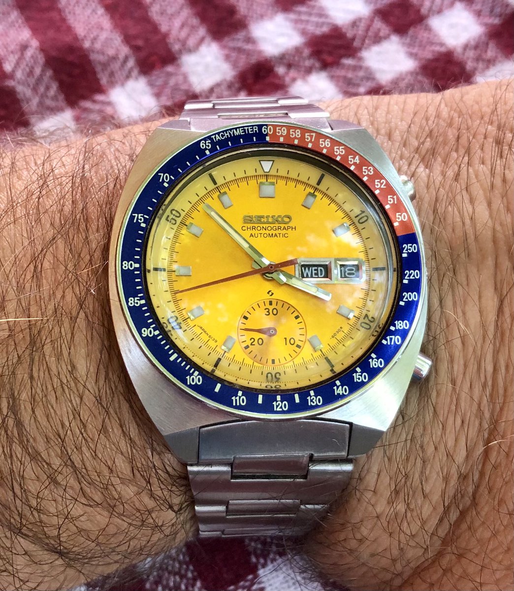TCtellikursun's tweet photo. 1973'te Albay William #poque , #seiko 6139 Otomatik Kronograf saatini NASA Skylab 4 görevinde kullandı. Saatini PX mağazasından almıştır.Saatin NASA tarafından Uçuş Onayı olmamasına rağmen, uçuşa getirmesine izin verilmiştir. Esas onay Omega Speedmaster’a aittir😜My Collection😉 https://t.co/gNyIhE10bm