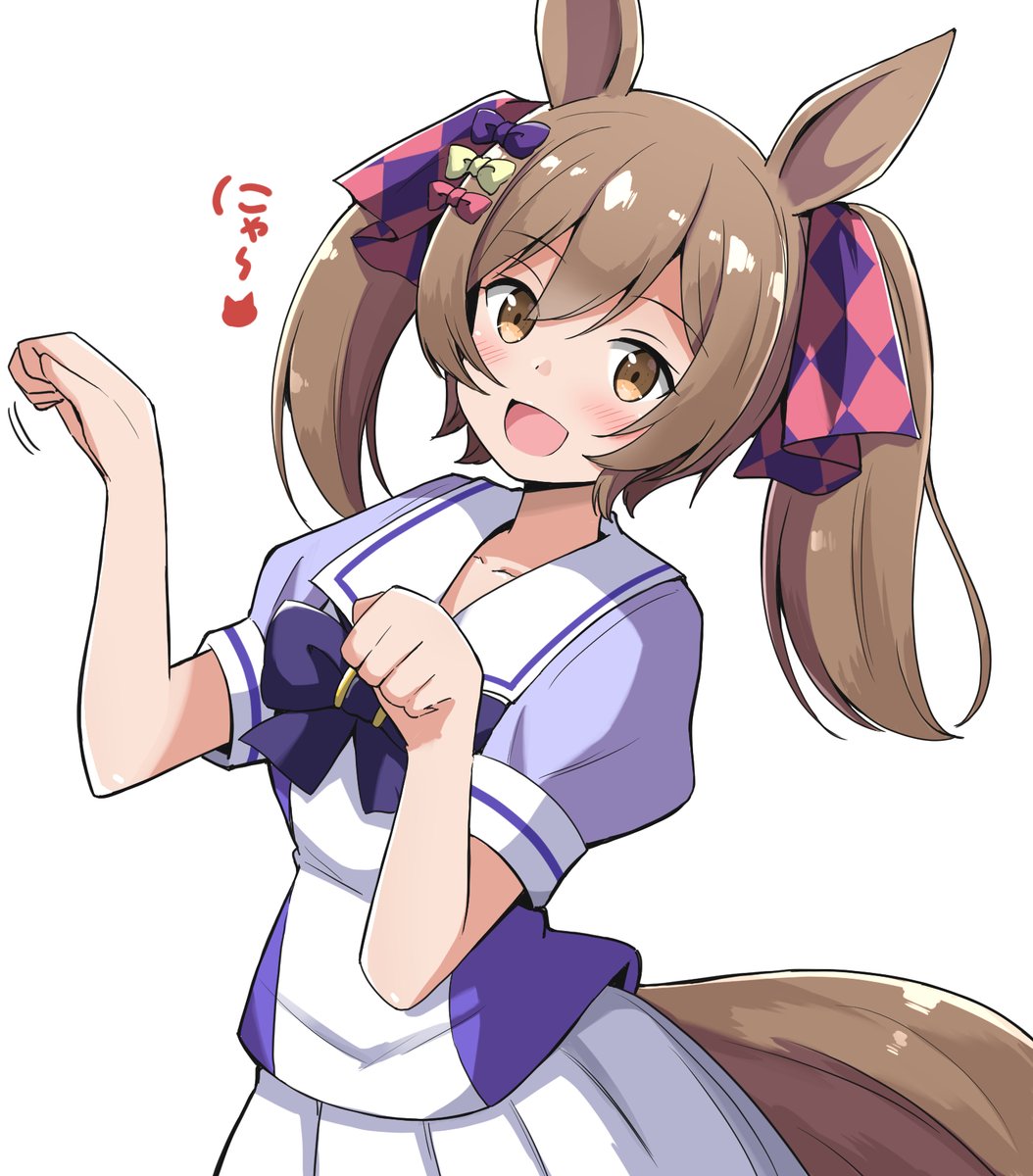 smart falcon (umamusume) 1girl horse ears animal ears solo horse girl tail horse tail  illustration images