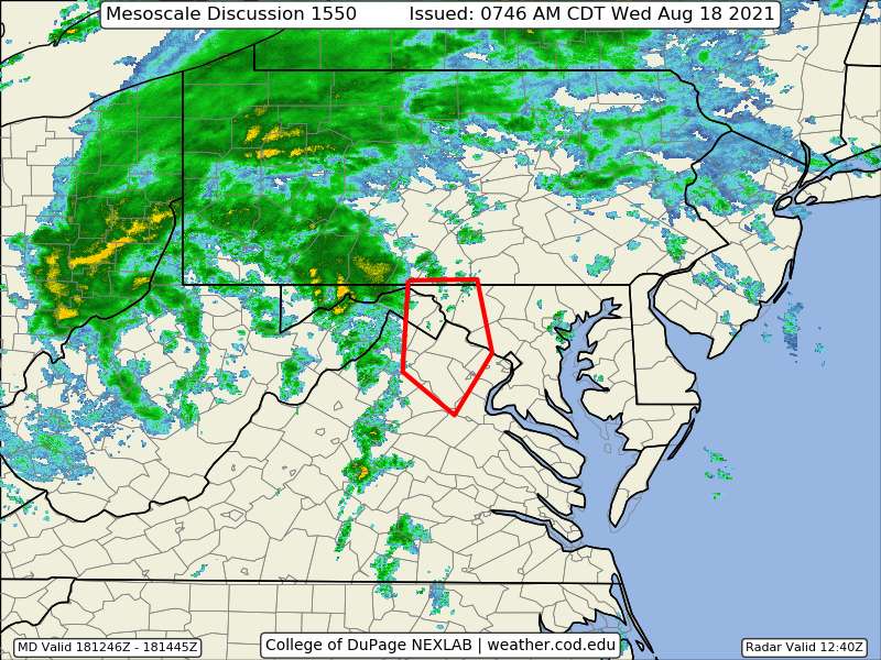 MikeStinneford's tweet photo. We are monitoring our western suburbs for the possibility of a Tornado Watch over the next couple of hours. Rotating supercells could produce tornadoes late morning and afternoon. Continuing updates on WTOP. https://t.co/LJoSbo4r5b
