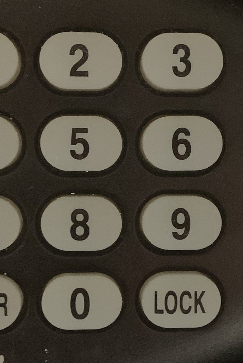A special button for Sean. As it should be.