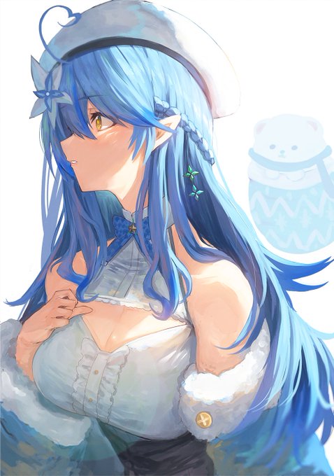 雪花ラミィちゃん描きました
#LamyArt 