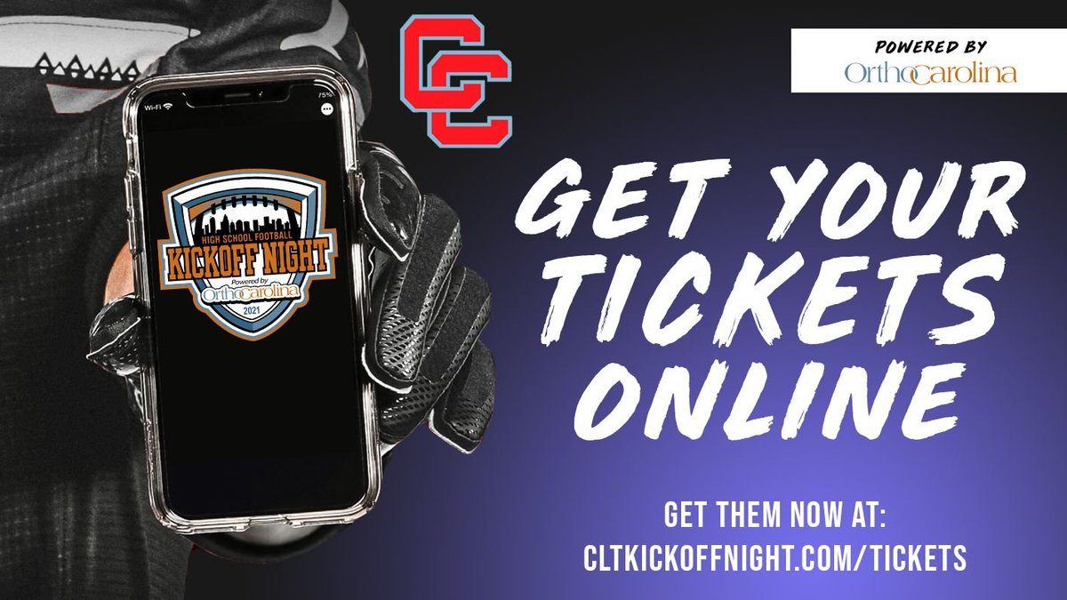 If you are a Charlotte Catholic fan, can you hit that RETWEET button real quick? We want to see the Catholic faithful show up in full force and avoid any lines at the ticket booth. Get those tickets now at cltkickoffweekend.com/tickets #cltkickoffnight See you tomorrow night!