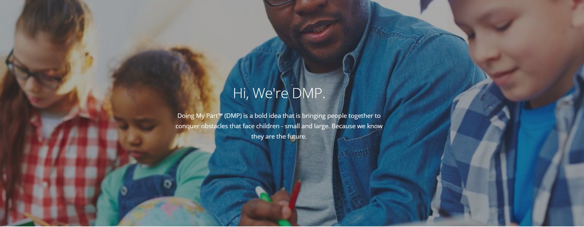 doingmypart's tweet photo. Since 2011, part of our goal has always been to offer a unique, fun, and entertaining way to give back and feel good about being part of something bigger than yourself.

DMP is as simple as it is powerful. Local kids getting real help in Real-Time. https://t.co/H0GnYRX6nh https://t.co/nTeSz7lUXO