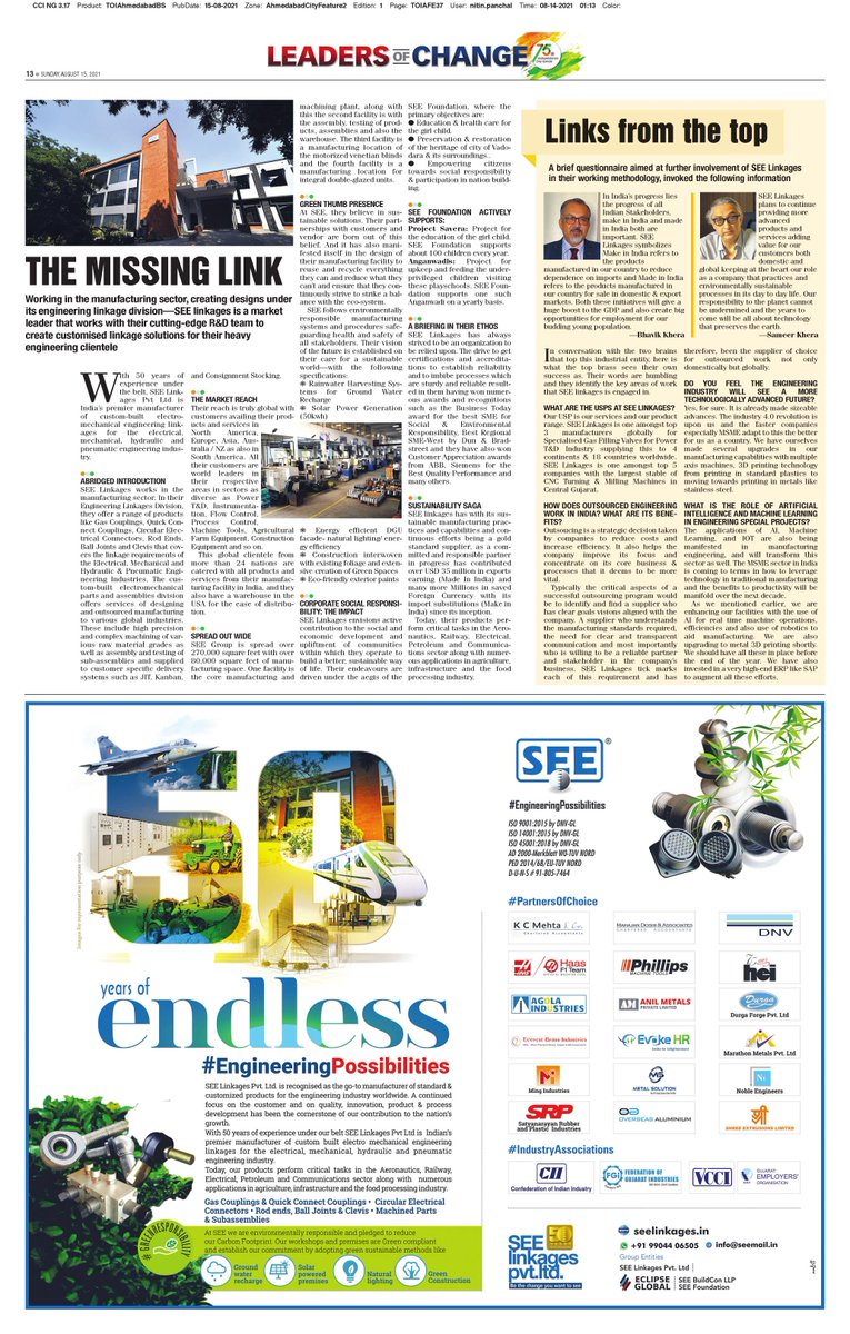 seelinkages's tweet photo. For the last 50 years, #SEELinkages has been the market leader in the Manufacturing Industry for providing customized linkage solutions for the elite engineering clientele. Working round the clock with the cutting-edge R&D team, our service is based on mutual trust. https://t.co/miRsInrDbD