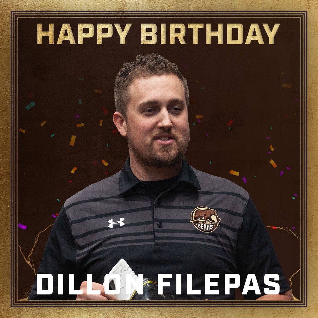 TheHersheyBears's tweet photo. 𝗗𝗜𝗟𝗟𝗬 𝗗𝗜𝗟𝗟𝗬! 🎂 🎉

Happy Birthday to assistant equipment manager @DFilepas26! https://t.co/FCvyqzBfPA