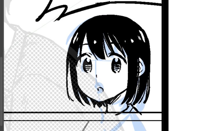 モブがかわいい(手前の人物で半分消える) 
