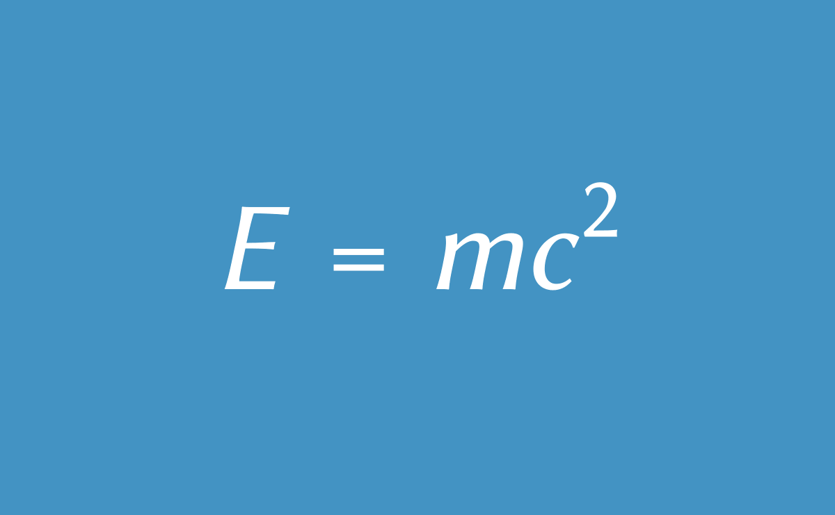 cryptoeqs's tweet photo. Probably no equation is more famous than the mass-energy relation. It first appeared in one of Einstein's papers in 1905 (the Miraculous Year). Now its NFT can be collected with CryptoEquations 😉💙 #NFTCommunity https://t.co/5B8qxHyi8g