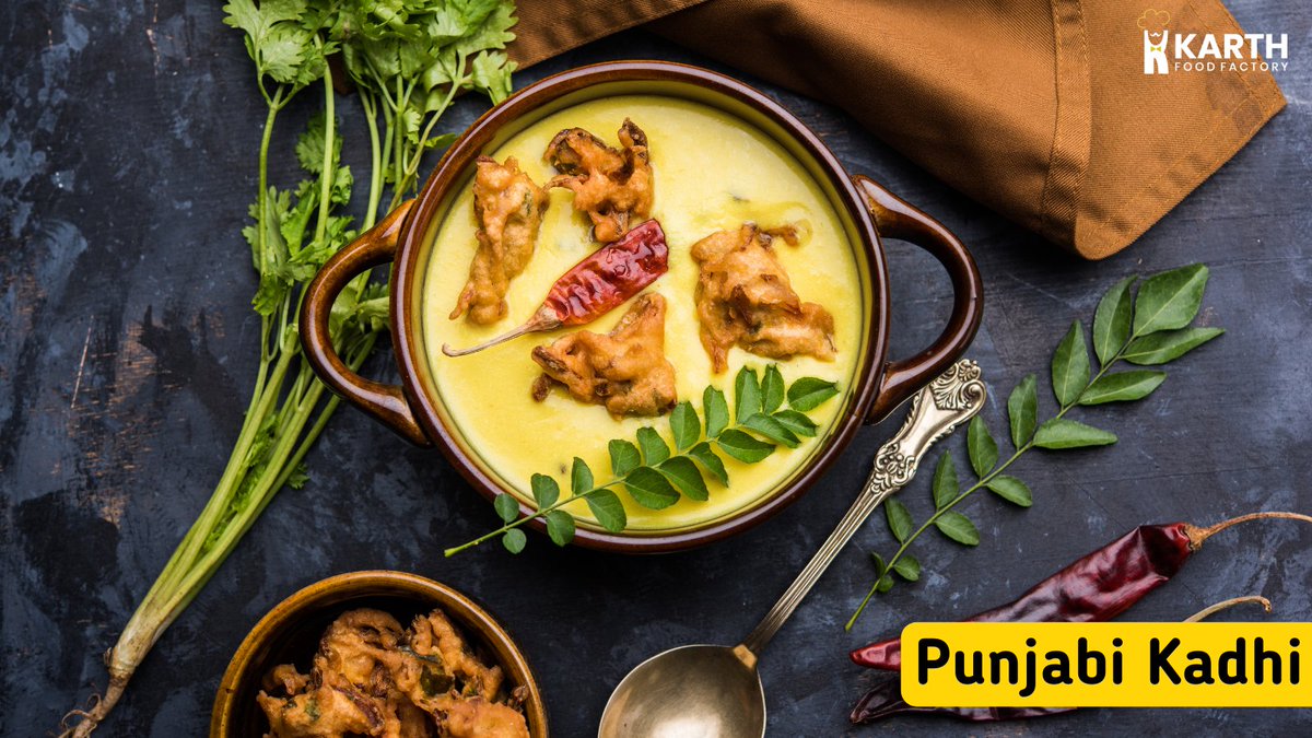 KarthFoodFact's tweet photo. Punjabi Pakora Kadhi and Rice is the ultimate combination, the texture of Pakora Kadhi and the sweet and sour taste is what makes it irresistible.

Recipe- https://t.co/kNcgpkp9ke

#karthfoodfactory #punjabikadhi #kadhi #pakoda #kadhipakora #northindianfood #punjabifood #desifood https://t.co/2U9M0fMKuy