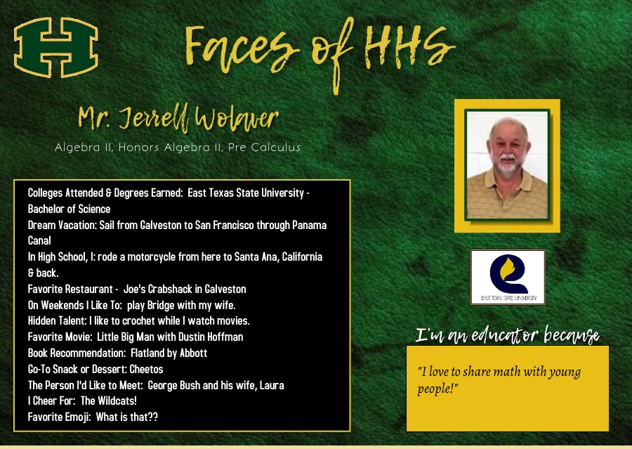 Check out the faces of HHS! We are starting with our math/finance team! #allinallthetime