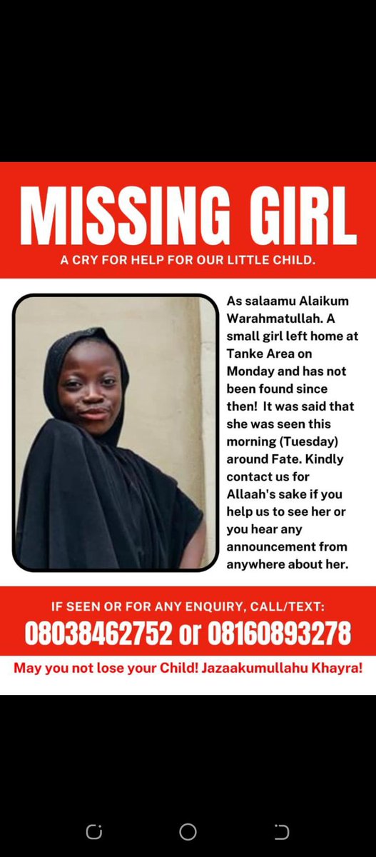 NGmissingperson's tweet photo. #MissingPerson #Ilorin #Retweet https://t.co/xqXEIBJRh0