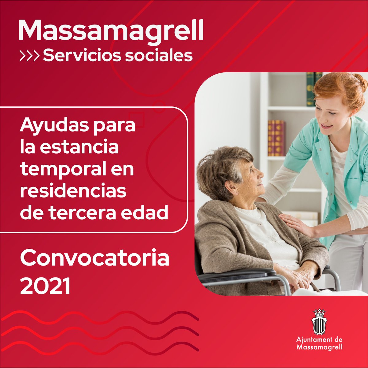 👴🏼👵🏼 Recordamos que seguimos con las ayudas para la estancia temporal en residencias de tercera edad.
📝🗓️ Plazo de presentación de solicitudes hasta el 30 de octubre de 2021.
➡️🌐 Solicitud, ordenanza y convocatoria en: bit.ly/3imNSbJ