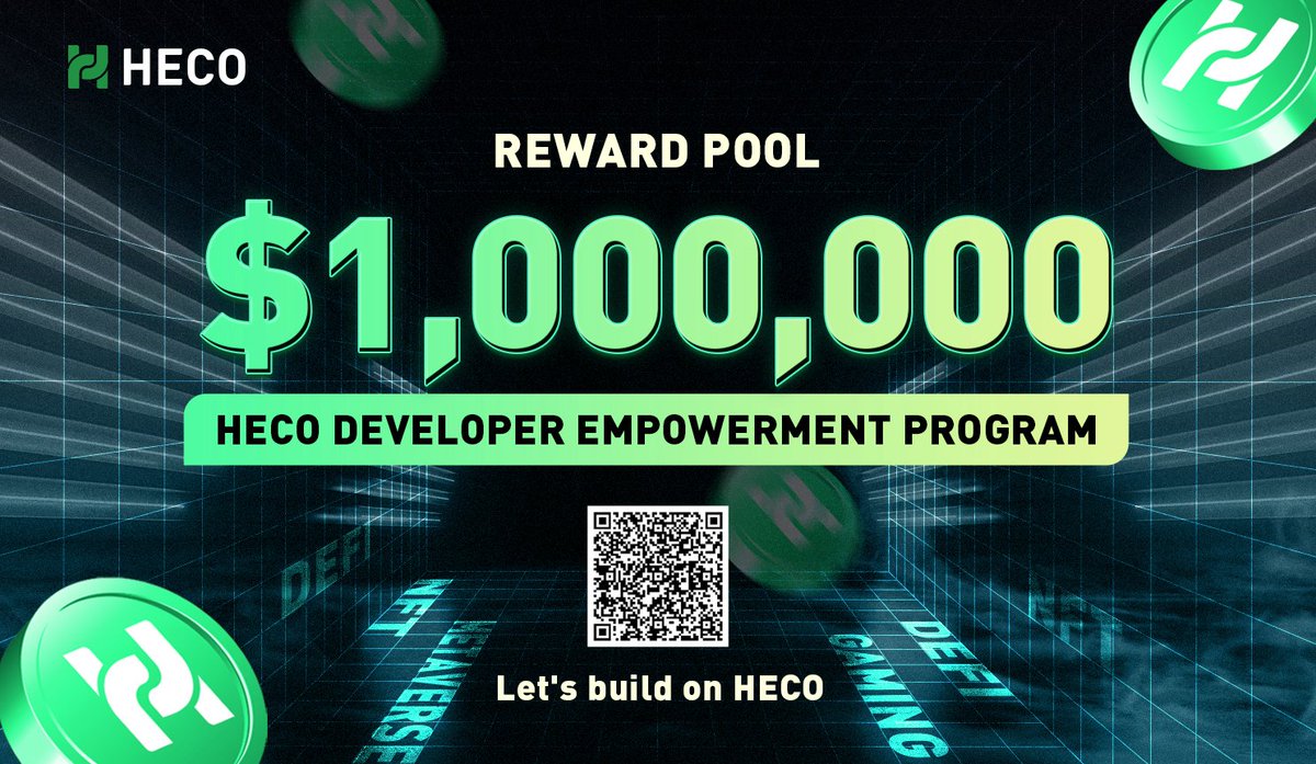 HECO_Chain's tweet photo. 📢Join #HECODeveloperEmpowerment program to win $1 M

⭐️The initiative will encourage talented developers to develop and promote applications on #HECO Chain;
this includes #GameFi, #NFTs, #DEX, Aggregator projects, infrastructures etc

💻Developer channel: https://t.co/wMZOt5FqS8 https://t.co/SqxUQfQ3TQ