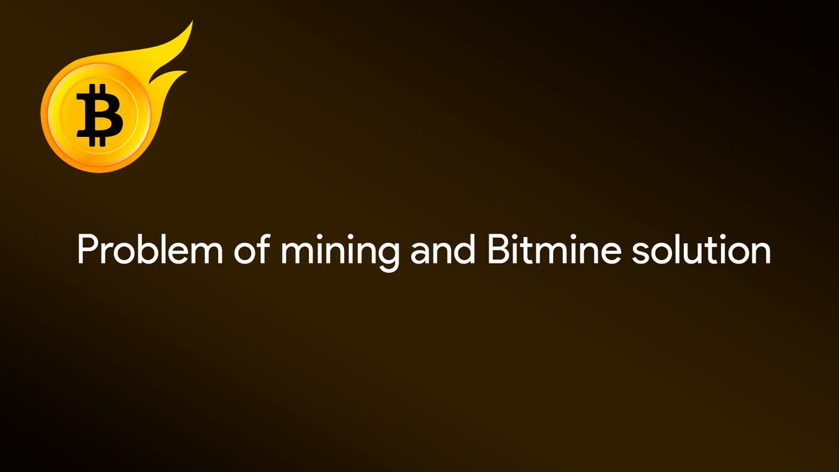 The problem of mining and #Bitmine solution👍

Nowadays #mining is very expensive and inaccessible for many users.

But with Bitmine, you can mine cheaply, using the $BMF tokens and not spending a lot of money on equipment with payback problems.
Read on👉bitmine.finance