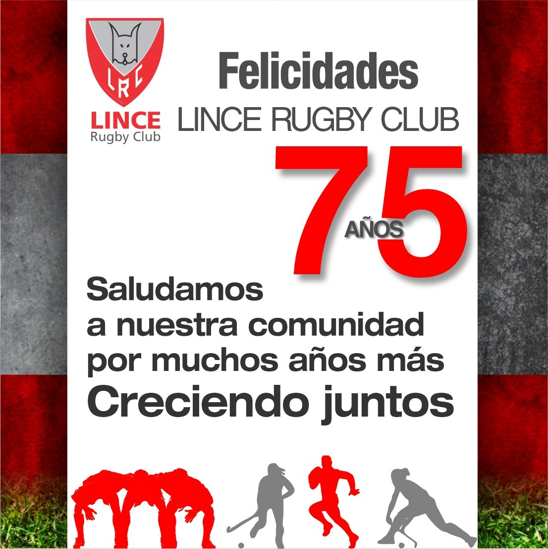 El orgullo de estar cumpliendo 75 aniversarios, nos hace abrazarnos más fuerte que nunca y proyectar un futuro lleno de ilusión. 🍰🎉