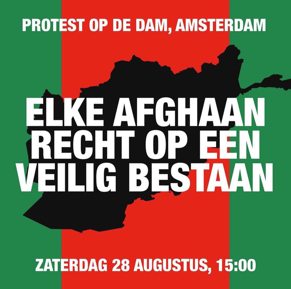 A demonstration in solidarity with Afghanistan will be held on Saturday August 28th - 3 PM on Dam Square, Amsterdam. 

We urge you all to be part of this demonstration and show your support by attending!! #Afghanistan

Note: this demonstration is not organized by <a href="/KEIHAN_Fdn/">KEIHAN Foundation</a>.