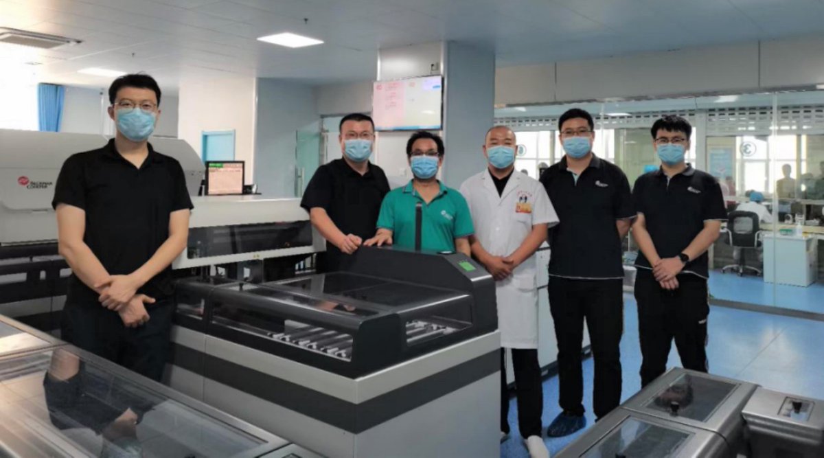 YHLObiotech's tweet photo. YHLO initiates win-win cooperation with Beckman Coulter——In August 2021, the first integration of YHLO iModules system with Beckman Coulter Power Express clinical lab automation systems was perfectly installed in Lvliang City People's Hospital, Shanxi Province, China. https://t.co/QqZufVnRCa