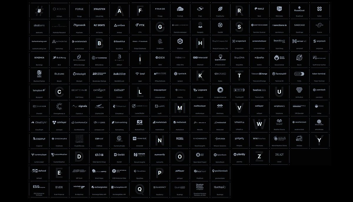 maclusters's tweet photo. These are  @API3DAO alliances who are providing services on the next generation of the internet with Airnode.

It's the largest association of API providers on #Web3.
Wait, what?👀
https://t.co/72IRgasa2d https://t.co/1jX1vBxad8