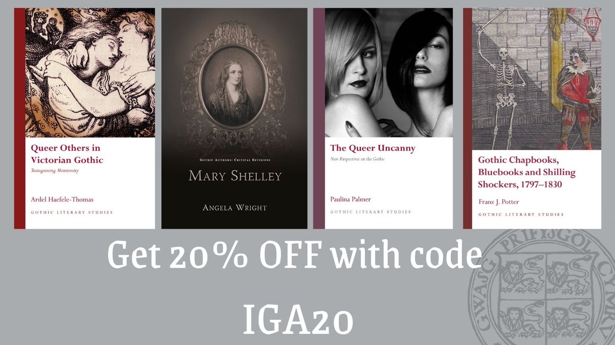 Uni of Wales Press (@uniwalespress) on Twitter photo We have 20% off the below titles and up to 50% off our #Gothic and #Horror titles.
To view all of our titles included in this discount, visit our website uwp.co.uk/gothic-and-horβ¦
@Bleeding_Nun <a href="/AngelaW49888140/">Angela Wright</a> <a href="/GothicReading/">Reading The Gothic</a> <a href="/gothic_library/">The Gothic Library</a> <a href="/HullGothic/">Hull Gothic</a> <a href="/SheffieldGothic/">SheffieldGothic</a> We have 20% off the below titles and up to 50% off our #Gothic and #Horror titles.
To view all of our titles included in this discount, visit our website uwp.co.uk/gothic-and-horβ¦
@Bleeding_Nun <a href="/AngelaW49888140/">Angela Wright</a> <a href="/GothicReading/">Reading The Gothic</a> <a href="/gothic_library/">The Gothic Library</a> <a href="/HullGothic/">Hull Gothic</a> <a href="/SheffieldGothic/">SheffieldGothic</a>