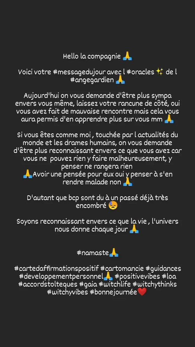 MarzEmma1's tweet photo. #cartedaffirmationspositif #cartomancie #guidances #developpementpersonnel🙏 #positivevibes #loa #accordstolteques #gaia #witchlife #witchythinks #witchyvibes #bonnejournée❤️ https://t.co/SQDoi16xoN