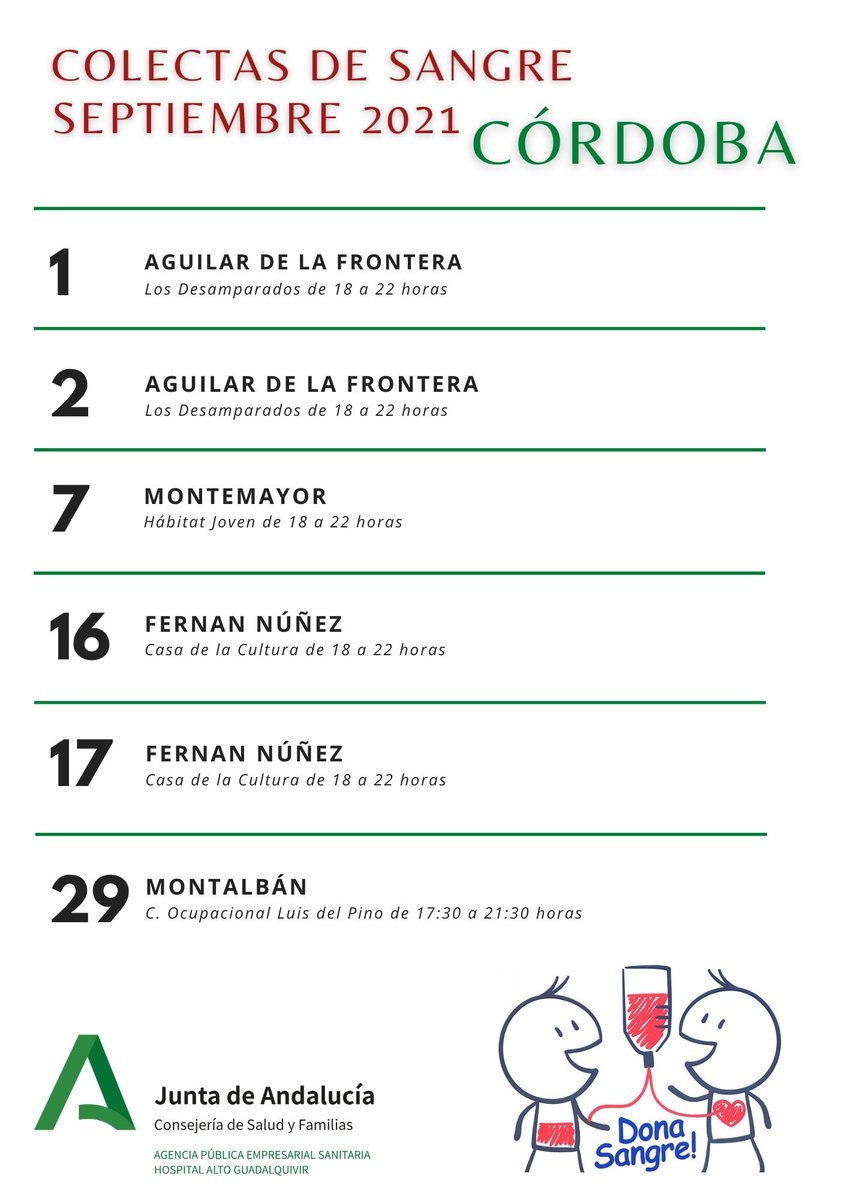 hospitalesAG's tweet photo. ¿Aún no eres donante de sangre⁉️
¡Anímate! Tú también puedes salvar vidas. Ahora más que nunca los hospitales necesitan tu sangre.

👇🏽 te dejamos las recomendaciones de la 
@saludand para donar durante la alerta por #COVID19.

https://t.co/2o69MQwTyb

@donantescordoba https://t.co/kNnZ9zjaFr