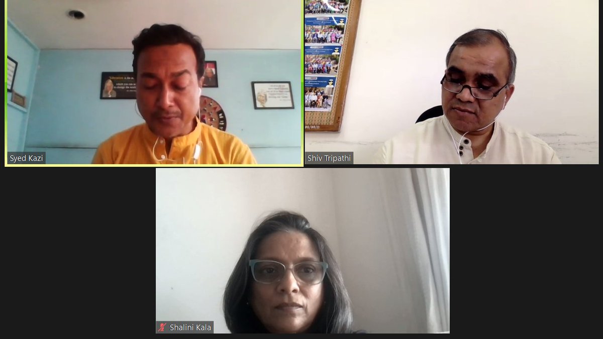 The Closure of #eNGO Challenge Awards!

*Impact of #COVID19 on CSOs/NGOs #technology response, recovery &amp; resilience in community development : Issues &amp; Areas*

Dr. <a href="/SyedSKazi/">Syed Kazi</a> as a moderator of the session welcoming the panelists.

<a href="/shalinikala/">shalini kala</a> #event #online #live