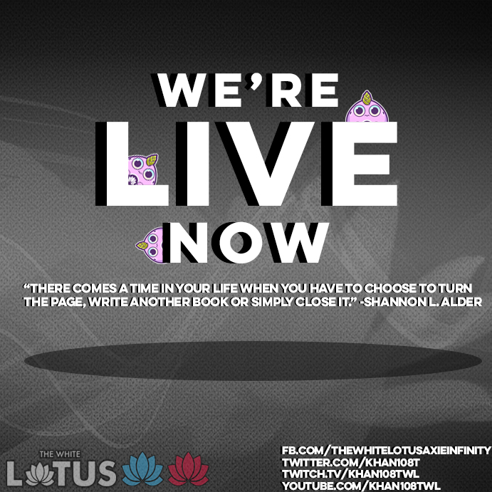 KhanTWL's tweet photo. We're live now! Watch, earn channel points and bid for scholarship! See you!

LINK AT REPLY SECTION.

#TheWhiteLotusAxieInfinity https://t.co/vRXc8u0vf7