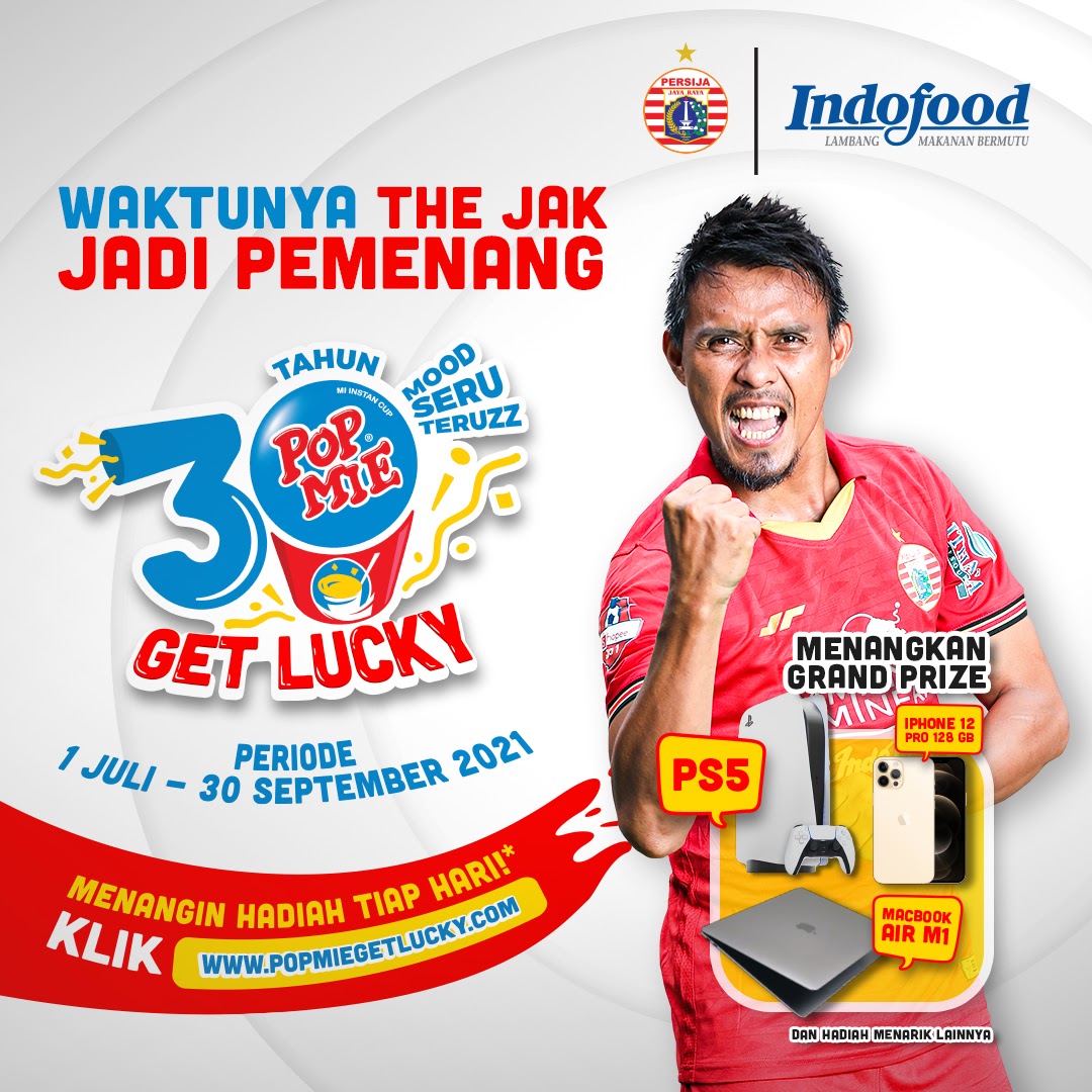 Persija_Jkt's tweet photo. Jak, ini saatnya kamu jadi pemenang! Dalam rangka ulang tahun Pop Mie yang ke-30, Pop Mie lagi bagi-bagi banyak hadiah!

Info selengkapnya bisa cek di IG @ngePopMie atau kunjungi website https://t.co/C689kg1W3d.

#IndofoodxPersija #RumahIndofood #PopMie #PersijaJakarta https://t.co/KlzTBxKdsZ