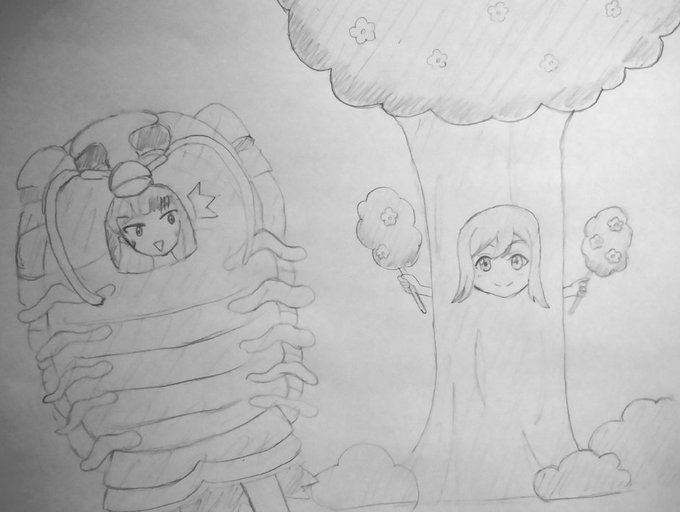 昨日あげた落書きを仕上げてしまいました() 