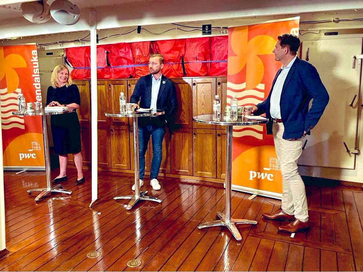 💡Klima- og miljøminister Sveinung Rotevatn <a href="/Rotevatn/">Sveinung Rotevatn</a> og Cathrine Barth <a href="/CathrineBarth/">Cathrine Barth</a> managing partner for Nordic Circular Hotspot m PwC-podden live: Sirkulærøkonomi– hvordan få bedriftene til å bruke ting på nytt?
🌍⏳🙌 #Arendalsuka #sirkulærøkonomi #ekspert