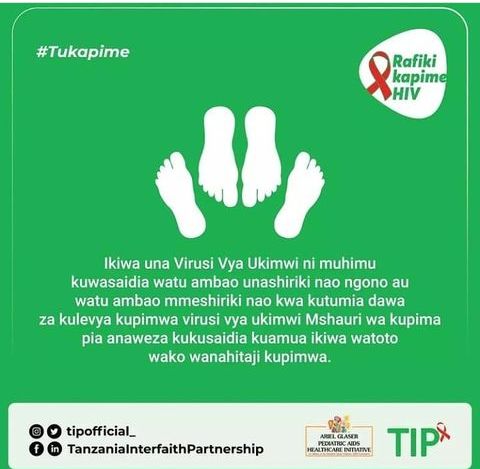 kasunzu_v's tweet photo. Endapo utagundua kama unaamaambukizi ya ukimwi tumia kinga ili kuwalinda uwapendao kwa ajili ya kuilinda jamii yetu
#Tukapime
#TanzaniaInterFaithPartnerShip 
#Rafikikapimehiv
@FlorahMaselo 
@kasunzu_v 
@DiazSylvester1 https://t.co/r3dsy9ha9o