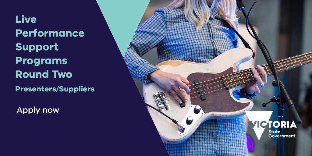 Has your live performance event been affected by the recent lockdowns &amp; restrictions? The Live Performance Support Program Round Two are now open for both live performance event presenters &amp; contracted suppliers. 

More information⤵️
business.vic.gov.au/grants-and-pro…

🎼@Creative_Vic