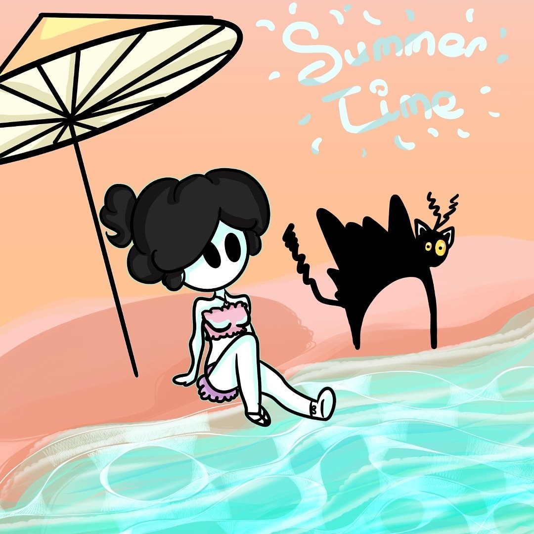 Something light hearted I've been uploading a lot of experimental stuff in here so decided I would upload my old stuff on Insta
#ArtistOnTwitter #arttwt #artmoots #artmutuals #CatsOfTwitter #ComicArt #WEBTOON #webcomic #blackcats #chibi #kawaii #anime #beach #summer #Commission