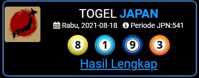 TxAngka's tweet photo. Result Togel JAPAN
18 agust 2021

8193

Sah !!
Selamat bagi yang jp

Result yang lebih cepat bisa cek di situs Resmi TXBETCC
Link :  http://23.94.95.179/

#txbetcc #togelonline #togeljapan #togellovers https://t.co/icd38Lt6Sr