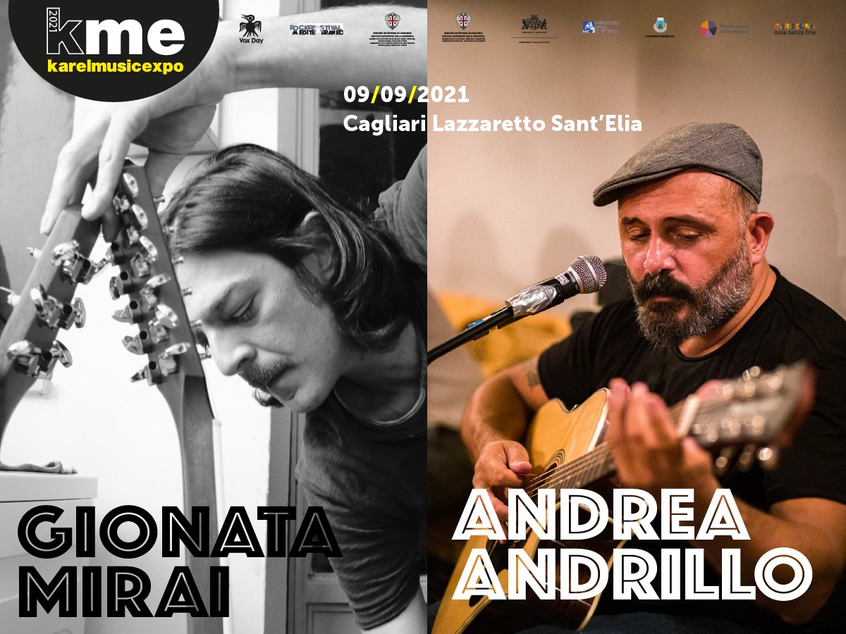 ANDREA ANDRILLO / GIONATA MIRAI @ KAREL MUSIC EXPO | LIVE 09.09.2021 | LAZZARETTO DI CAGLIARI
👉🎫 Acquista subito il tuo biglietto su vivaticket.it a questo link: bit.ly/3gb5Ehi
❗️ Posti limitati ❗️
#kmeCA21 #karelmusicexpo #andreaandrillo #gionatamirai