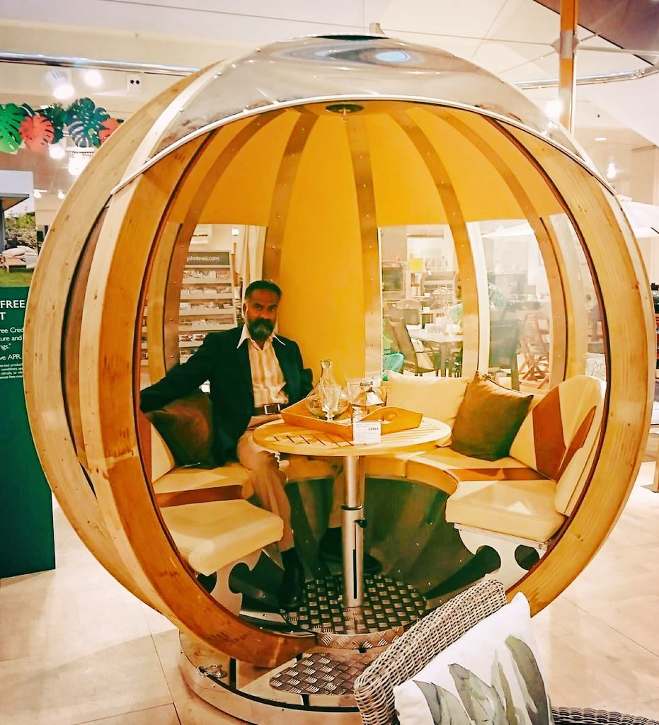leopoldroad's tweet photo. Channeling Hugo Drax a few years ago in my  extravagant lair (in a department store!) #JamesBond #HugoDrax #MichaelLonsdale #Moonraker #bondvillain #RogerMoore #Bond007 #movies #Cinema #1970s https://t.co/Fi243mDSGV