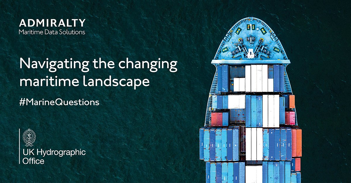 UKHO's tweet photo. Join us at #LISW21 on 16 September for our free seminar.
We will explore how a new generation of navigational technologies and marine data solutions will help the challenges and opportunities facing the maritime industry.
Register now: https://t.co/TXhykvJ47a
#MarineQuestions https://t.co/6qZ5n03dqM