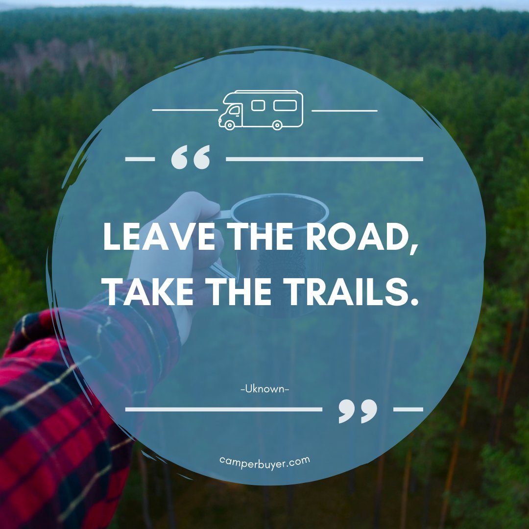 You might have to do it on foot... but we recommend exploring the world around you both on and off the path!

#roadtripwarriors #vwcamperchicks #vwcamperconversion #campingwithfriends #camperlove #camperbuyer