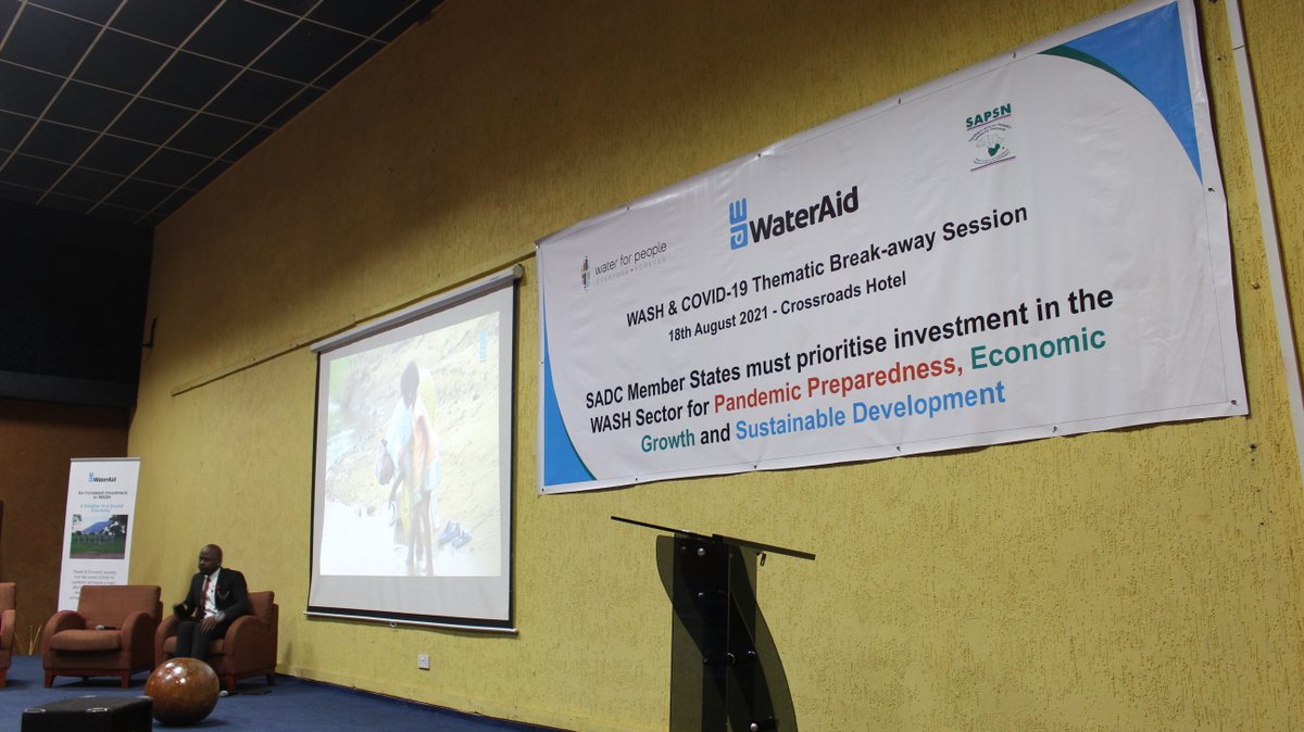 WaterAidSARO's tweet photo. "There needs to be harmonized WASH strategies within SADC region" - Ms Chaka Bowa Mundia, Programme Manager; Social &amp; Economic Development, Jesuit Centre for Theological Reflection (JCTR) https://t.co/xbOCmyp3TW