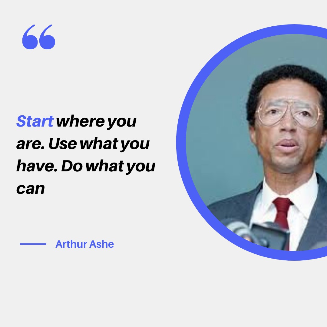 "Start where you are. Use what you have. Do what you can."

- Arthur Ashe

#smartmentor #mentoring