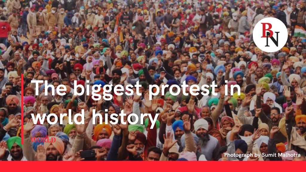 BreatheNews_'s tweet photo. Tens of thousands of farmers in India have observed a ‘Black Day’ across the country to mark six months of protesting against three new farm laws passed by the Indian government in September 2020.
#WorldNews | @LoisPBarker | 📷 @sumitmalhotra84

Read more: https://t.co/fHcOmKzl00 https://t.co/oBnvSAAFZ6