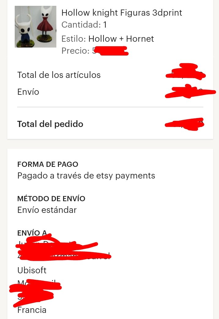 TDimensiones's tweet photo. Esto que andas enviado un pedido de hollows y al decirle la dirección te das cuenta que van a @Ubisoft  😱. Puedo morirme como no le guste? https://t.co/SOelNuCSXA
