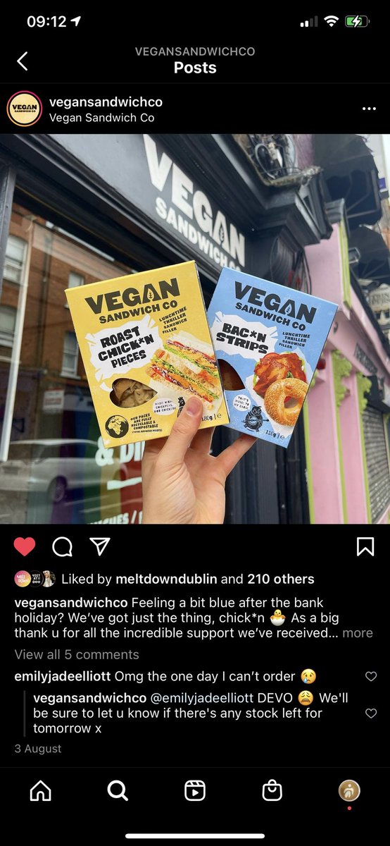 DublinFlavours's tweet photo. Check out the Support Local Business Q&amp;A with the fantastic @vegansandwichco over on Instagram @ flavoursofdublin https://t.co/pO9fnaWBkF