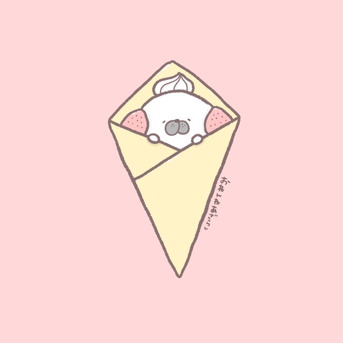 いちごクレープのtwitterイラスト検索結果