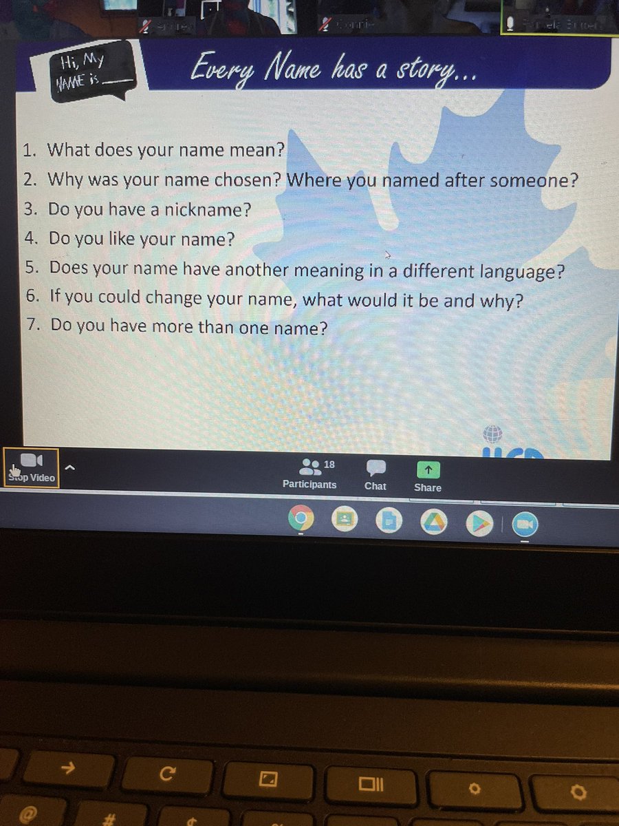 MsvanderHoff's tweet photo. “Every name has a story” starting off our morning learning about our colleagues names!DO THIS WITH YOUR Ss!I learned so much about these “strangers” within our first 25 minutes this morning.Looking forward to learning about restorative practices circles today! #communitybuilding https://t.co/rVbubZjcui