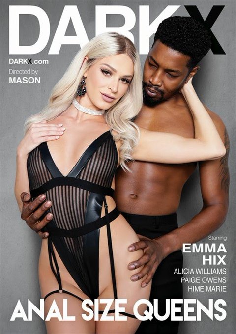 Blonde bombshell @EMMAHIXOFFICIAL and @isiahmaxwell are amazing together in #DarkX’s “Anal Size Queens”